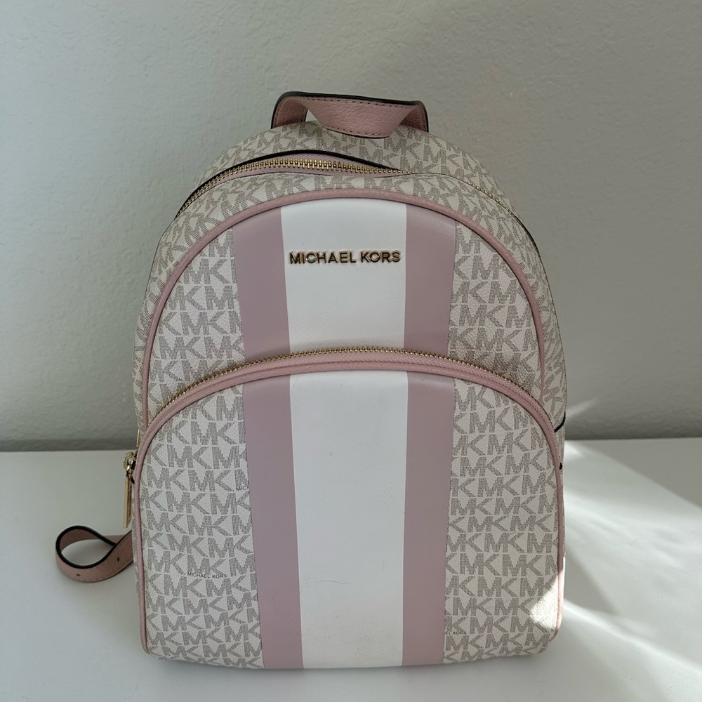 Michael Kors Blush and Cream Backpack
